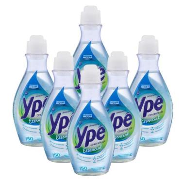 Imagem de Kit 6 Amaciante Concentrado Ypê Essencial 1L Atacado