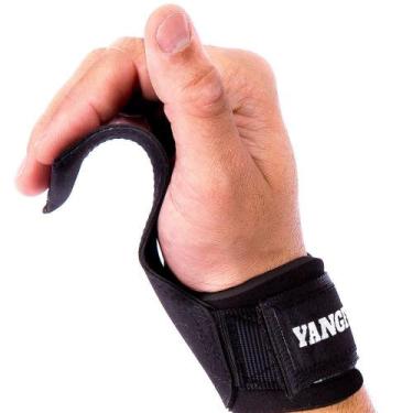 Imagem de Luva Strap Hand Grip para Cross Training e Musculação Par Yangfit, M