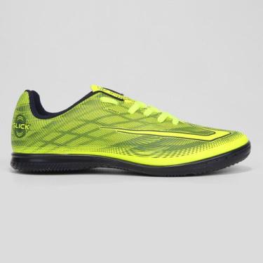 Imagem de Chuteira Futsal Topper Slick IV, Amarelo neon, 41