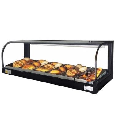 Imagem de G6 - Estufa Gama para salgados semi curva 6 bandejas Preta - 220V - Om