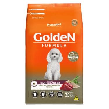 Imagem de GoldeN Formula Cães Adultos Porte Pequeno Carne & Arroz 3 kg - PREMIER