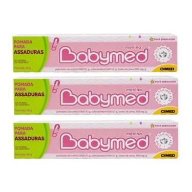 Imagem de Pomada Para Assaduras Babymed 45G - Rosa Com 3Un - Cimed