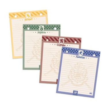 Imagem de Refil Mini Fichário Harry Potter 80 Folhas Hogwarts 4181 Dac