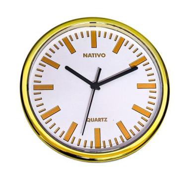 Imagem de Relogio De Parede De Cozinha Gold Line - 80513-1 - Nativo