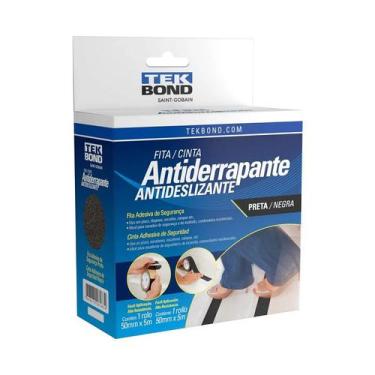Imagem de Fita Adesiva Antiderrapante 50 mm x 5 Metros Preta TEK BOND