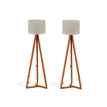 Imagem de Luminária de Chão com Cúpula Lyon Off White 2 Unidades - Mais de Casa