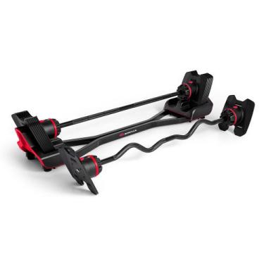 Imagem de Barra com peso Regulável BowFlex 2080 9kg a 36kg com Barra Reta e W - 