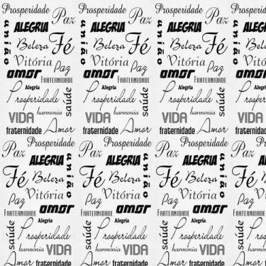 Imagem de Papel De Parede Palavras Amor Paz Alegria Fé Vitoria Beleza - LRP