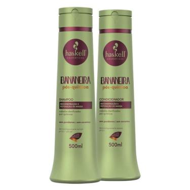 Imagem de Kit Haskell Bananeira Cabelo Danificado Por Quimica 500ml