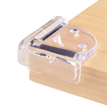 Imagem de Protetor De Canto De Mesa Silicone Proteção Bebê Criança Quina Seguran