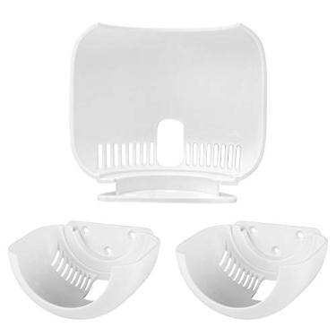 Imagem de Geekria Suporte de parede compatível apenas com o ponto complementar WiFi Google Nest, suporte ABS que economiza espaço, o suporte de parede de gerenciamento de cabos mais simples (pacote com 3)