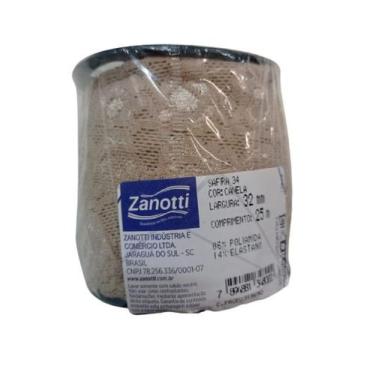 Imagem de Renda P/ Acabamento Safira 34 Zanotti Rolo 25m Largura 32mm F05, Canel