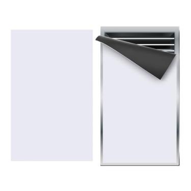 Imagem de PATIKIL Capa de ventilação magnética de 30,5 x 19 cm, capa de registro de ar de parede de piso bloqueador de ventilação magnético de alta resistência para forno de lareira HVAC RV doméstico, branco