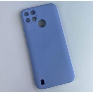 Imagem de Case Capa Capinha C21Y Realme Silicone Aveludado Proteção de Câmera, A