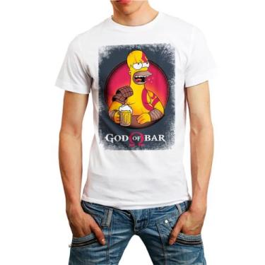 Imagem de Camiseta Desenho Bart Simpsons Homer Simpsons Lançamento 08 - DESIGN C