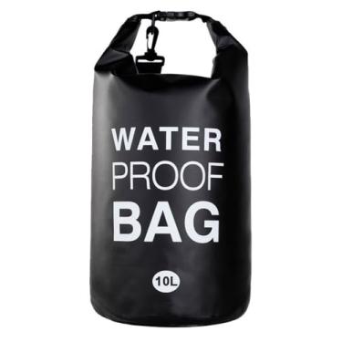 Imagem de Bolsa Impermeável Saco Estanque 10l Camping Bag Pesca Bolsas armazenamento à prova d'água Suprimentos para flutuação ao ar livre para natação, caiaque e canoagem Travessia