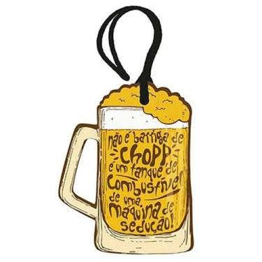 Imagem de Decor Home Tag "Não é barriga de chopp" - DHT2-034 - 1 unidade - Litoa