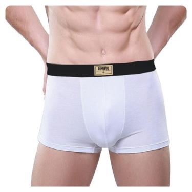 Imagem de Cueca Boxer Di Nuevo 100% Algodão Premium, Branco, M