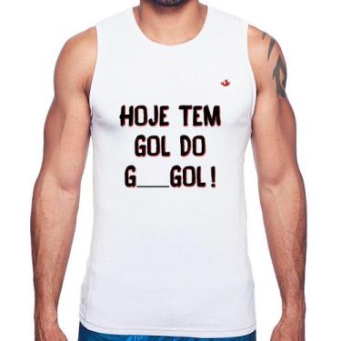 Imagem de Regata Hoje tem gol do G ___ gol! - Foca na Moda, Branco, M