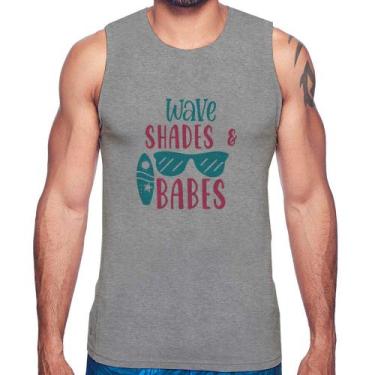 Imagem de Regata Wave Shades e Babes - Foca na Moda, Cinza, M