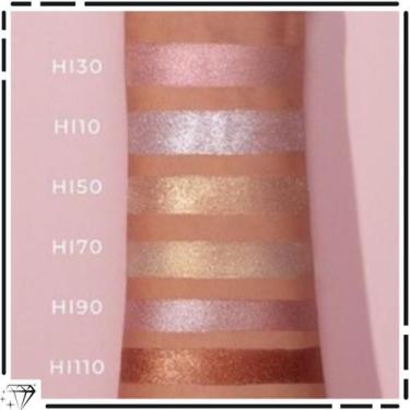 Imagem de Iluminador Facial Compacto Ruby Rose - 6 Opções Cores Lindas - RUBYROS