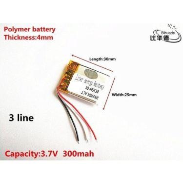 Imagem de Bateria Compativel Com Mp4 Gogear Com 3 Fios * - KMIG