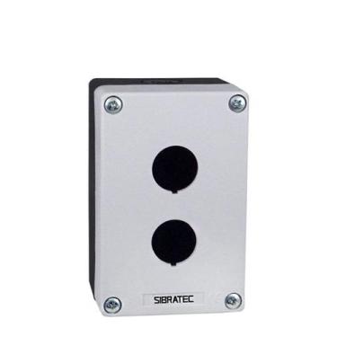 Imagem de Caixa Plástica Tipo Botoeira Vazia - Branca - Modelo BX1 - SIBRATEC, B