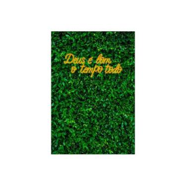 Imagem de Painel De Festa Vertical 1,50 x 2,20 - Efeito Muro Inglês Deus é Bom o