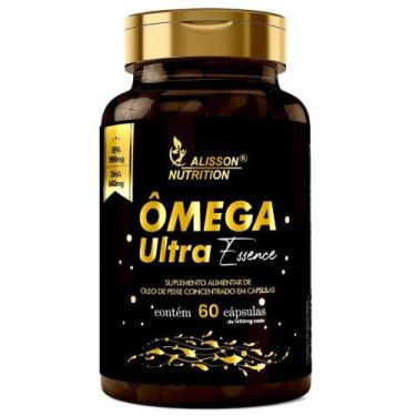 Imagem de Ômega-3 Ultra 1000mg Rico em EPA 990mg DHA 660mg 60 cápsulas - Alisson