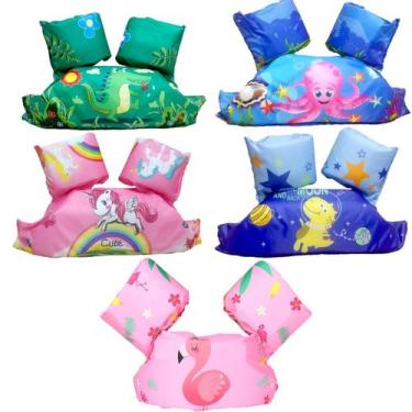 Imagem de Colete Piscina Criança Infantil Boia Braço Salva Vidas - Summer Verão,