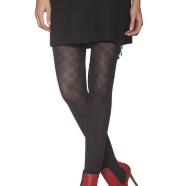 Imagem de Meia-Calça Fashion Raschel Loba Lupo 17611-001 Microfibra, Blue nights