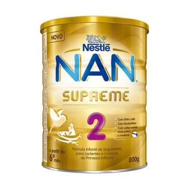 Imagem de Fórmula Infantil Nan Supreme 2 Nestlé 800g, 800g, Leite