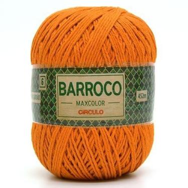 Imagem de Barbante Barroco MaxColor nº06 400g - 2 - CÍRCULO, 4131 DARK CHEDDAR