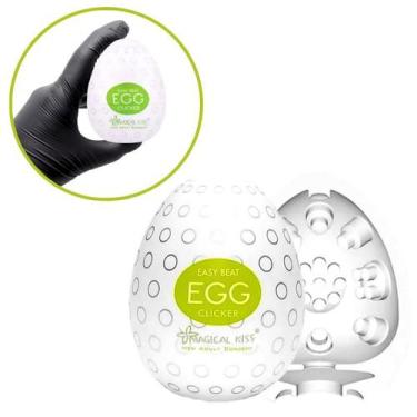 Imagem de Egg Magical Kiss Clicker Masculino Cyberskin - Sexy Import