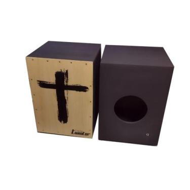 Imagem de Cajon Twister Eletroacústico, CRUZ