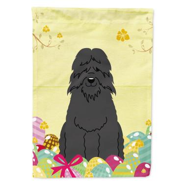 Imagem de Caroline's Treasures Bandeira de jardim BB6074GF ovos de Páscoa Bouvier des Flandres tamanho pequeno, multicolorido