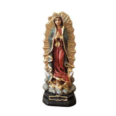 Imagem de Linda Imagem Nossa Senhora de Guadalupe em Gesso - 21 cm - Decoração Religiosa