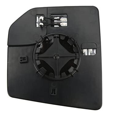 Imagem de Vidro do Espelho Retrovisor Lateral para 2015-2020, Vidro Aquecido do Espelho Lateral do Carro Com Substituição do Spotter FL3Z17K707AH (Direita: 80A805608)