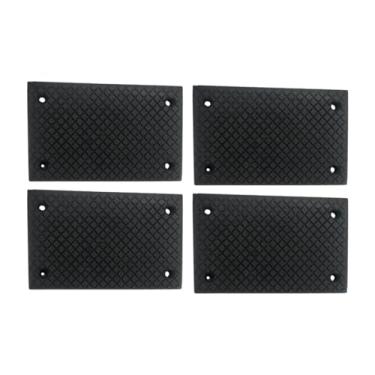 Imagem de QccHieUs 4 peças de almofada de borracha para macaco de chão, almofadas de elevação de carro, almofadas de elevação automáticas para macaco de carrinho,