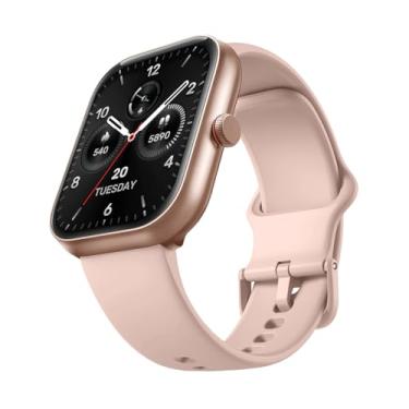 Imagem de Bettdow SmartWatch, relogio smartwatch com 1.91" Ecrã tátil e Alexa, à prova d'água IP68, relogio smartwatch feminino e masculino com 100+ Modos Esportivos Faz e Recebe Ligações(ouro)