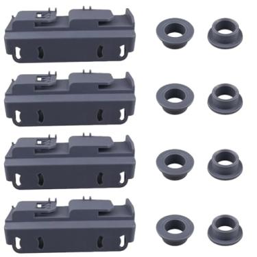 Imagem de 4 peças WD28X27241 Rack inferior e kit de suporte para GE Hot-point, máquina de lavar louça Hai-er, rack inferior de lava-louças substitui WD12X10438 WD12X10439 WD12X10446
