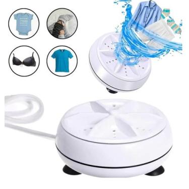Imagem de  Mini Máquina Lavar Roupa Portátil Usb Para Balde Lavadora - BCS