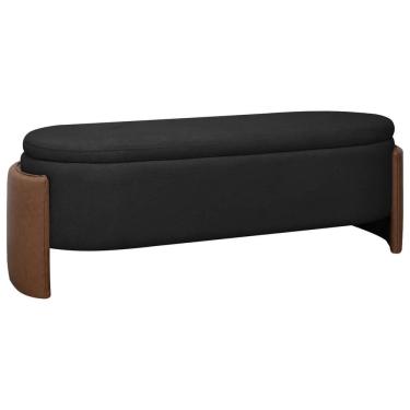 Imagem de Recamier Sapateira Baú Império Casal 140cm Bouclê Facto - SOFA STORE
