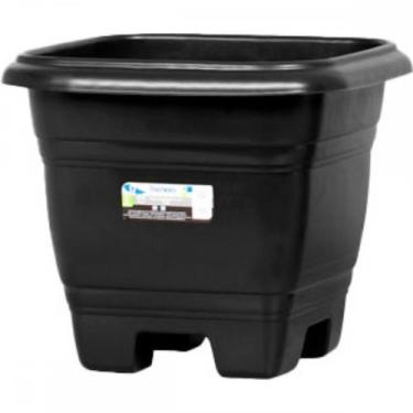 Imagem de Vaso Pl.Quadrado N.35 Preto-9251 - plasticos rischioto, Preto