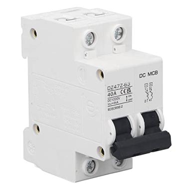 Imagem de Disjuntor de 2p, 2p DC1000V DC Breaker Sobrecarga do Magnético Disjuntor de Circuito PV de 35 Mm de Trilho DIN, Disjuntores Em Miniatura (40A)