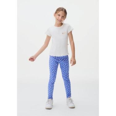 Imagem de Calça Legging Infantil Menina Estampada Em Ribana Hering Kids-Feminino