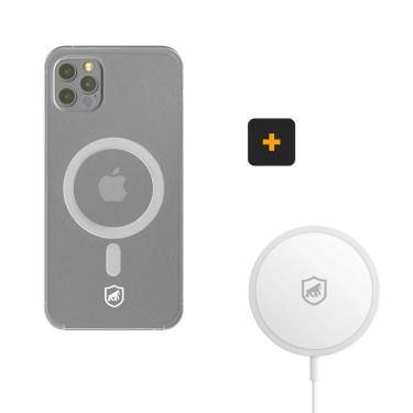 Imagem de Kit Magsafe - Carregador e Capa case capinha para iPhone 12 Pro - Gshield