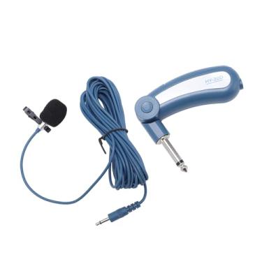 Imagem de Microfone de Instrumento Sem Fio, Clipe No Microfone Condensador Com Plugue Masculino de 3,5 Mm e Adaptador de 6,35 Mm, Instrumento Musical Lavalier Mic for Stages Musicians