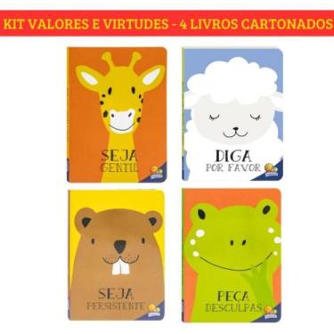 Imagem de Kit Valores e Virtudes - 4 Livros Cartonados - EDITORA TODOLIVRO