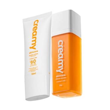 Imagem de Kit Creamy Skincare Protetor Solar Facial FPS 60 Vitamina C (2 produtos)